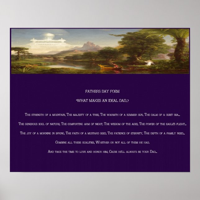 Father's Day Poem print (Front)