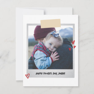 Father's Day Polaroid Photo New Dad Cool Daddy Holiday Card