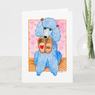 Father's Day Poodle Pampering Card