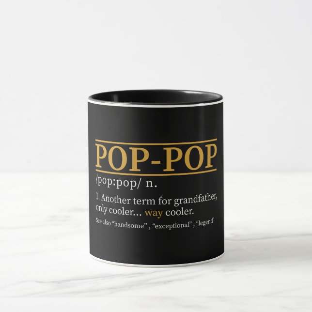 Father's Day Pop-Pop Definition Mug (Center)