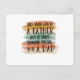 Father's Day Post Card for one of your special one