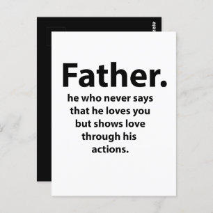 Fathers Day Postcard