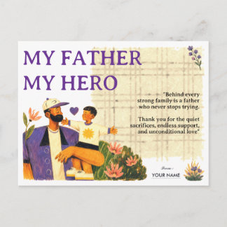 Fathers Day Postcard