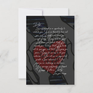 Father's Day Prayer Card