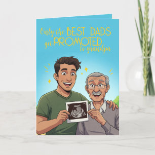 Father's Day Pregnancy Announcement card