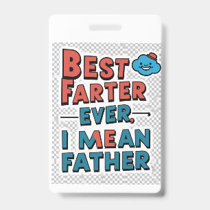 Fathers day presents Ideas ID Badge