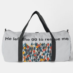 Father's day Print Cut Sew Duffle Bag