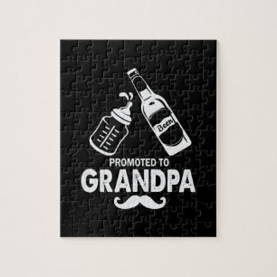 Father's Day Promoted To Grandpa Jigsaw Puzzle