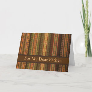 Father's Day Raanu Pattern Weaving Card