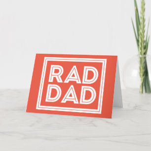 Father's Day - Rad Dad Card