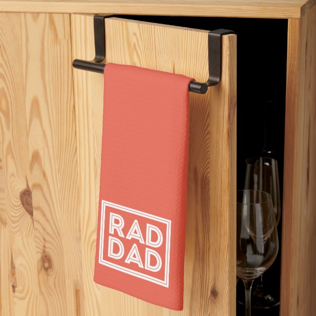 Father's Day - Rad Dad Tea Towel (Thirds Fold)