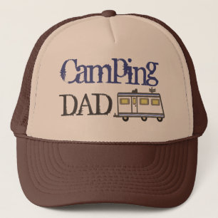 Father's Day / RV Camping Dad Trucker Hat Blue