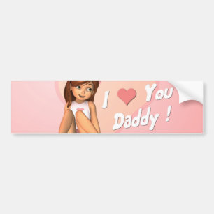 Fathers Day Sadie Bumper Sticker