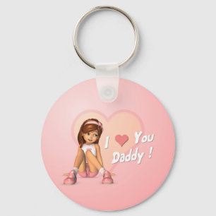 Fathers Day Sadie Keychain