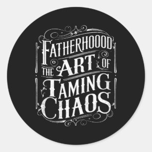 Fathers Day Shirt Dads Of Young Kids Fatherhood De Classic Round Sticker