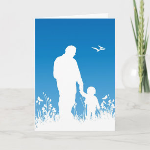 Father's Day Silhouette Card