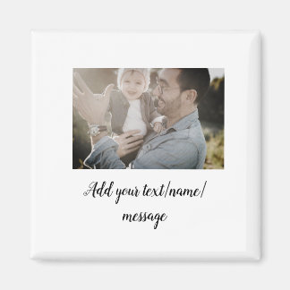 father's day son father dad add photo text dad gif magnet