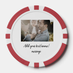 father's day son father dad add photo text dad gif poker chips