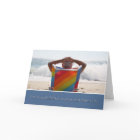 Father's Day Son in Law, Ocean Beach, Waves Card