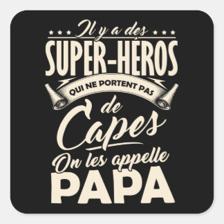 Father's Day Sticker - Papa Super-Hero
