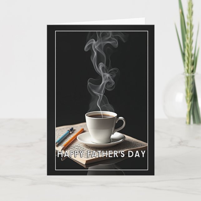 Fathers Day Still Life Brew Card (Front)