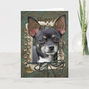 Fathers Day - Stone Paws - Chihuahua - Isabella Card