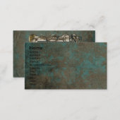 Fathers Day - Stone Paws - Siberian Husky - Copper Business Card (Front/Back)