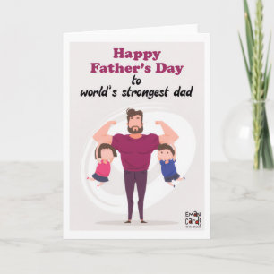 Father's Day - Strongest Dad Card