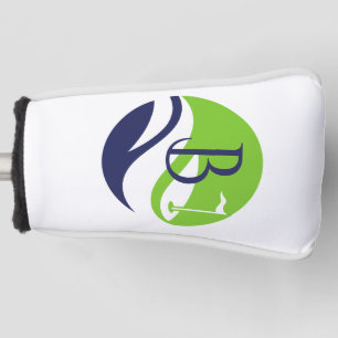 Fathers Day Stylish Golf Fairway Monogram Golf Head Cover