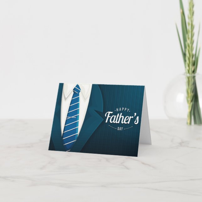 Father's Day Suit and Tie Card (Front)