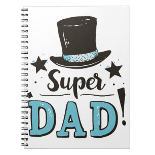 Fathers Day - Super Dad Celebration Notebook