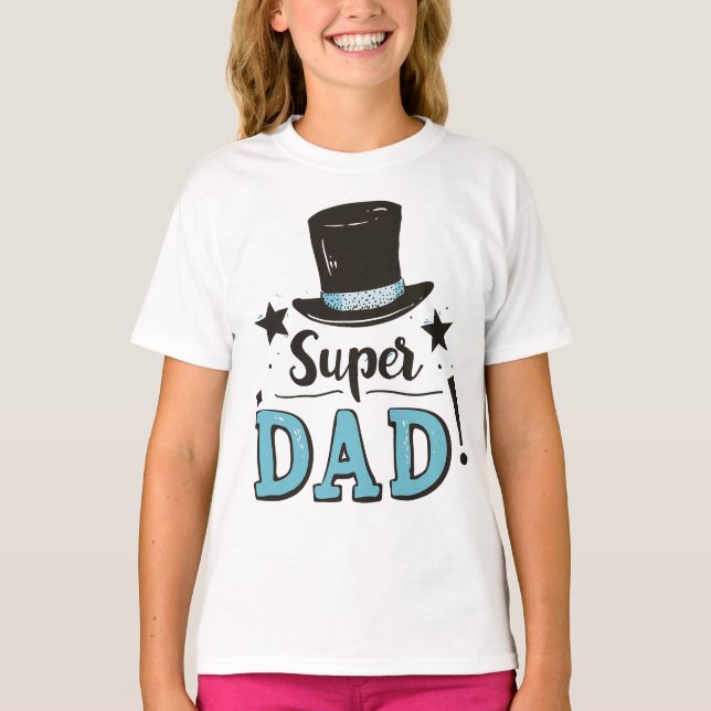 Fathers Day - Super Dad Celebration T-Shirt (Front)