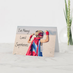 Father's Day Superhero Card