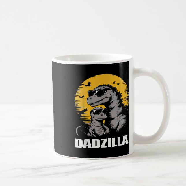 Fathers Day Surprise For The Ultimate Dino Dad - D Coffee Mug (Right)