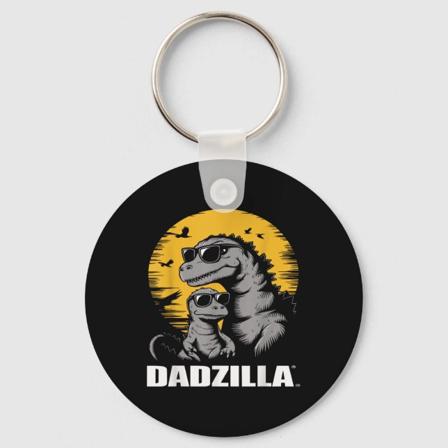Fathers Day Surprise For The Ultimate Dino Dad - D Key Ring (Front)