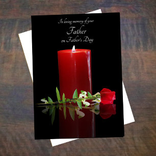 Father's Day Sympathy Memorial for Loss of Dad Card