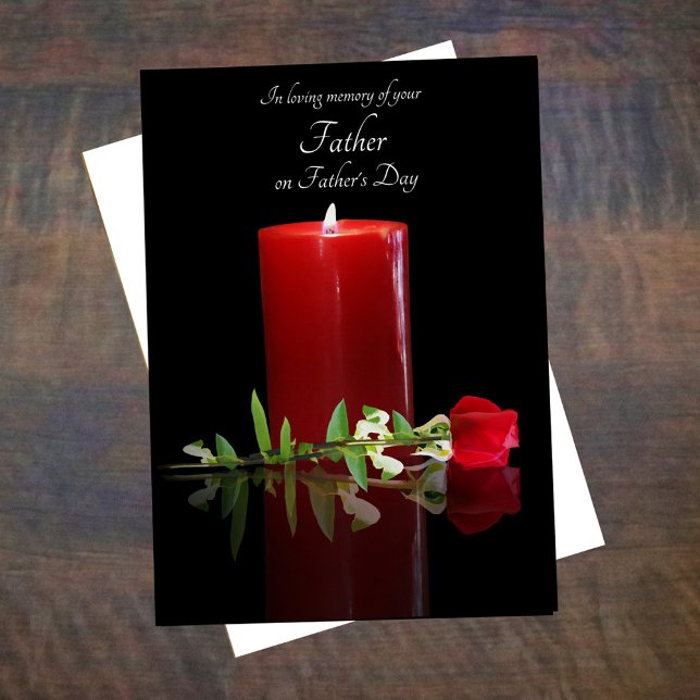 Father's Day Sympathy Memorial for Loss of Dad Card (Creator Uploaded)