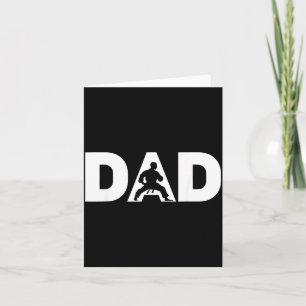 Fathers Day Taekwondo athlete Mens Taekwondo Dad Card