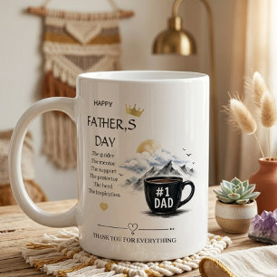 Fathers Day Thank U Gift Love Speciality Mug