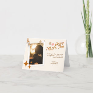 Father's day thank you card