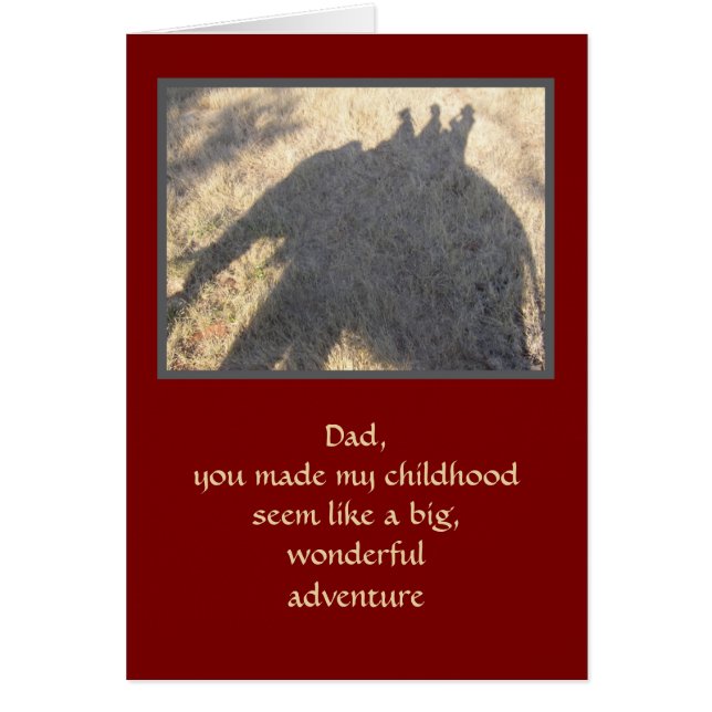 FATHER'S DAY/THANKS FOR THE ADVENTURES (Front)