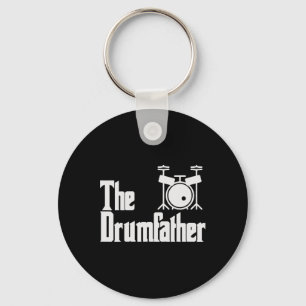 Fathers Day The Drum-father Drummer Musician Dad G Key Ring