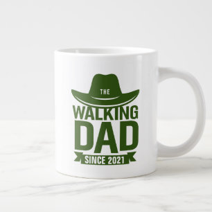 Father's Day - The Walking Dad Since… Large Coffee Mug