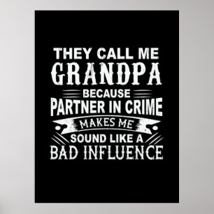 Father's Day They Call Me Grandpa Poster