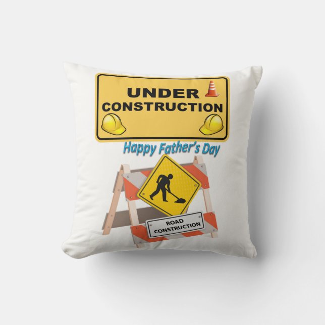 Father's Day Throw Pillow (Front)