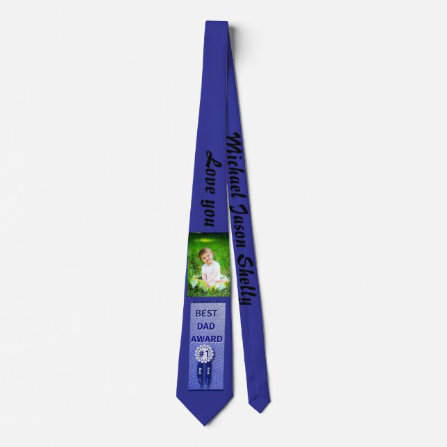 Father's Day tie, Best Dad Tie (Front)