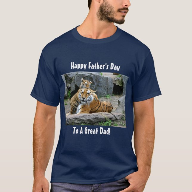 Father's Day Tigers T-Shirt (Front)