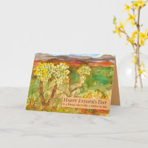 Father's Day To Friend Who's Like A Father To Me  Card