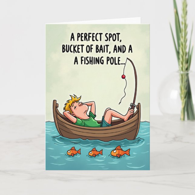 Fathers Day Tranquil Waters Card (Front)