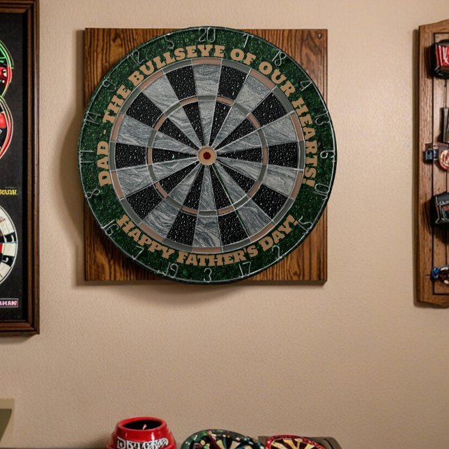 Father's Day Tribute - Bullseye of Our Hearts Dartboard (Creator Uploaded)